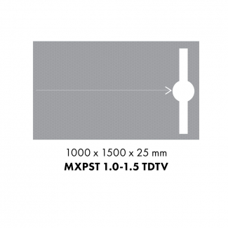 MARMOX SHOWER TRAY 1 X 1.5M TRAVERSE TROUGH DRAIN