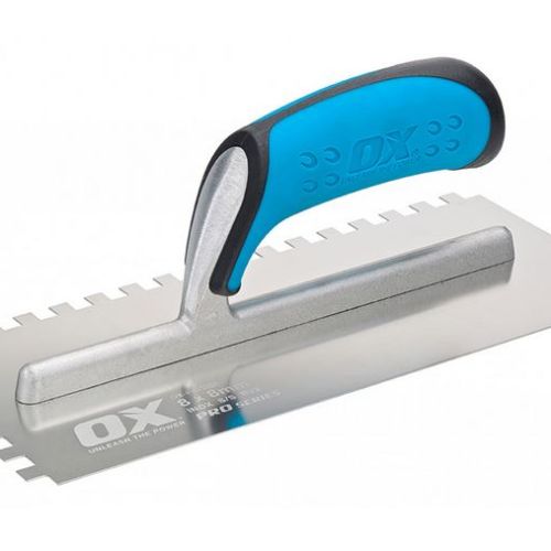 OX PRO NOTCH TROWEL 6 X 6MM