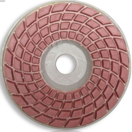 TUSK 100MM #100 POLISHING PAD WITH PLASTIC BACKER