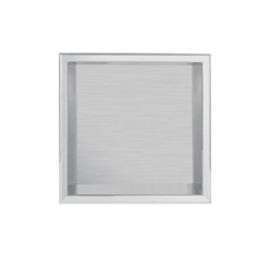 BRUSHED STAINLESS NICHE 400h x 400w x100d mm